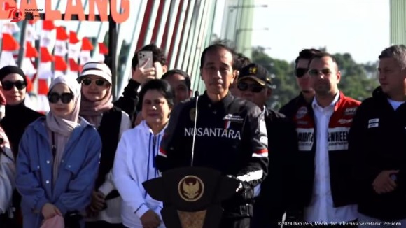 Jokowi Resmikan Jembatan Pulau Balang untuk IKN, Raffi Ahmad hingga Atta Halilintar Hadir